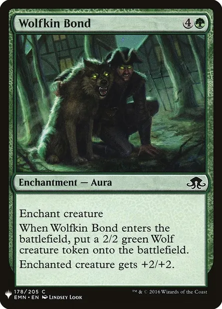 Wolfkin Bond, Magic card PLST EMN-178 — The List set