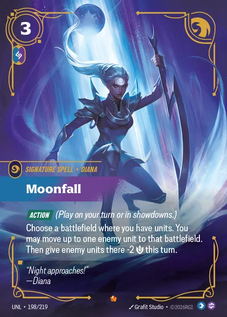 Moonfall, carte Riftbound UNL 198 — extension Unleashed