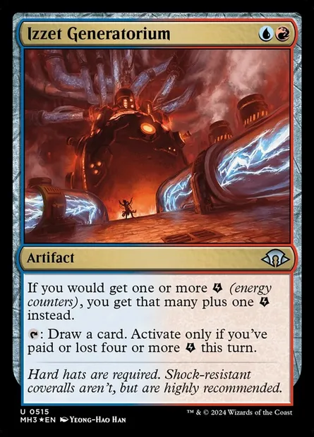 Génératorium d'Izzet, carte Magic MH3 515 — extension Modern Horizons 3