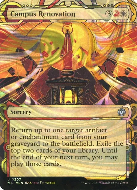 Campus Renovation, Magic card MAT 207 — March of the Machine: The Aftermath set