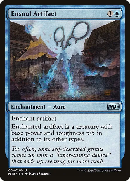 Ensoul Artifact, Magic card M15 54 — Magic 2015 set