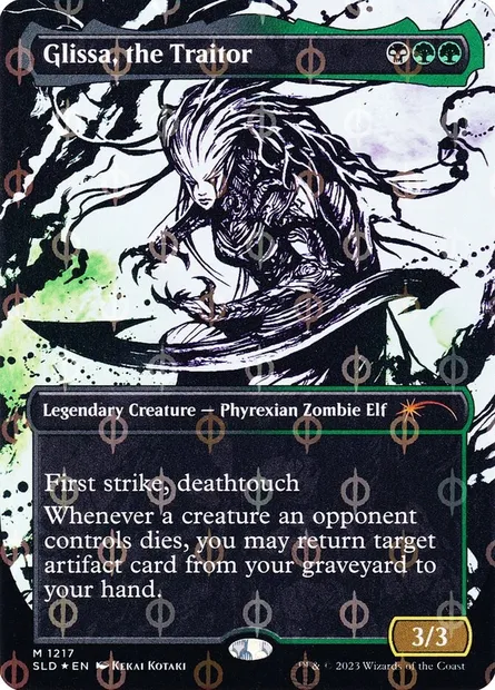 Glissa, the Traitor, Magic card SLD 1217 — Secret Lair Drop set