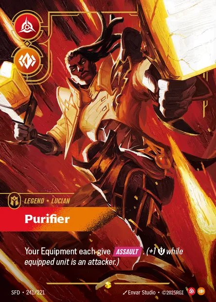 Purifier, carte Riftbound SFD 241 — extension Spiritforged