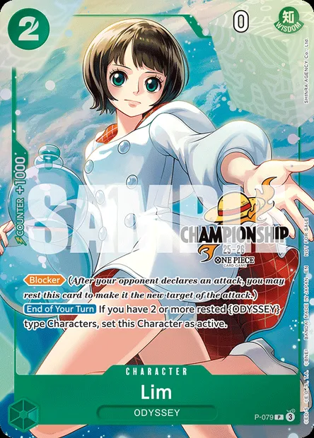 Lim, One Piece card P-079 — Promotion card set