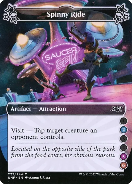 Spinny Ride, Magic card UNF 227c — Unfinity set