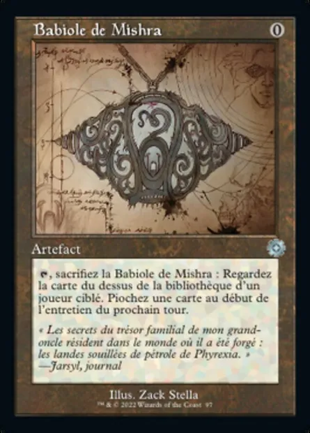 Babiole de Mishra, carte Magic BRR 97 — extension The Brothers' War Retro Artifacts