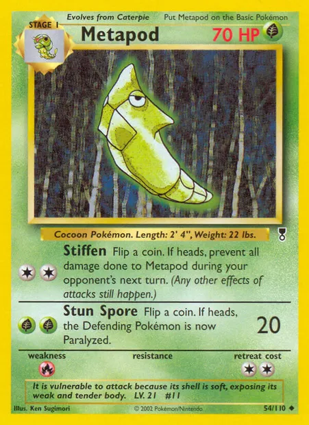 Chrysacier, carte Pokémon LC 54 — extension Legendary Collection