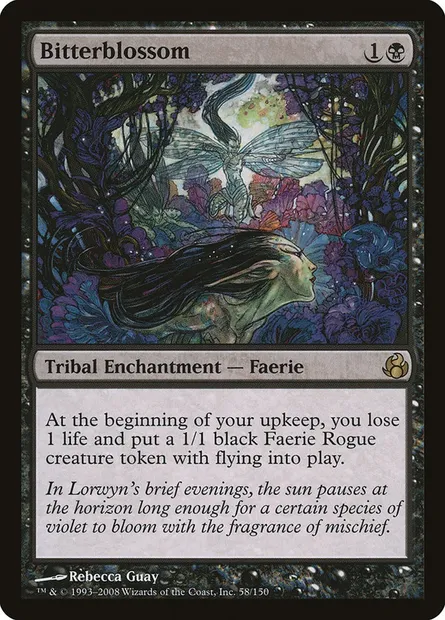 Bitterblossom, Magic card MOR 58 — Morningtide set
