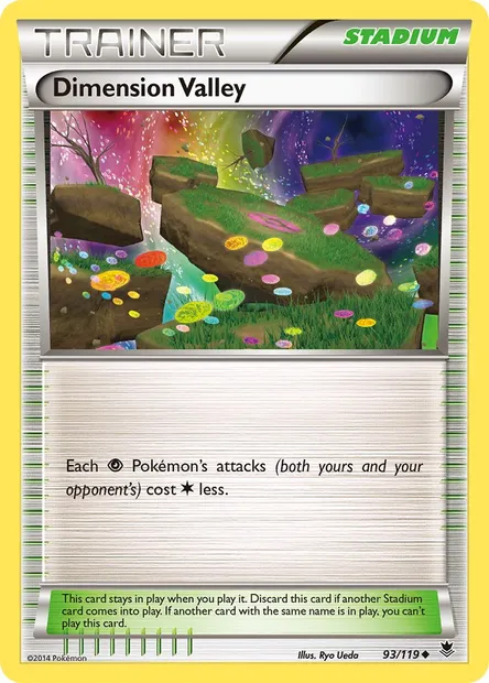 Dimension Valley, Pokémon card PHF 93 — Phantom Forces set