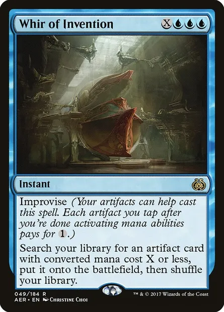 Whir of Invention, Magic card AER 49 — Aether Revolt set