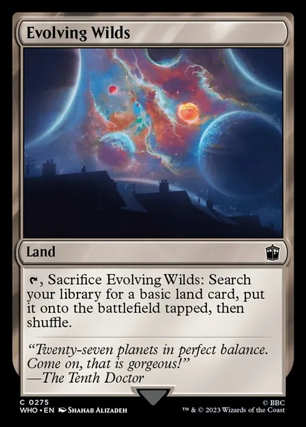 Evolving Wilds, Magic card WHO 275 — Doctor Who set