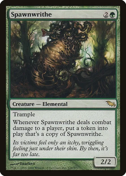 Spawnwrithe, Magic card SHM 129 — Shadowmoor set