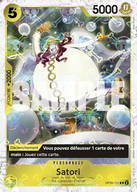 Satori, carte One Piece OP05-105 — extension AWAKENING OF THE NEW ERA