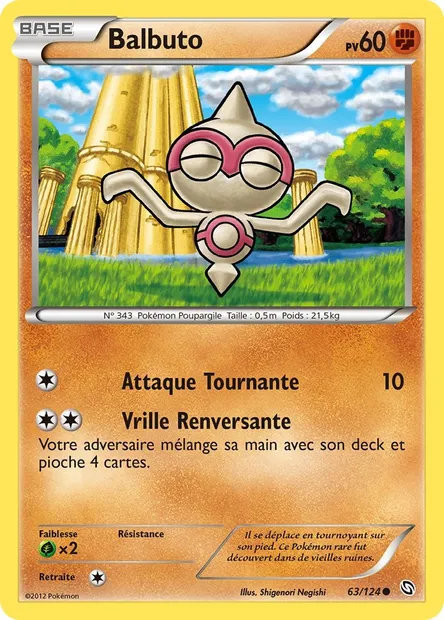 Balbuto, carte Pokémon DRX 63 — extension Dragons Éxaltés