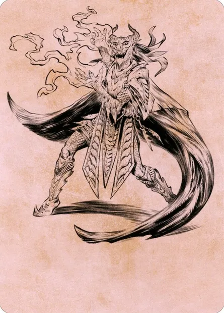 Livaan, Cultist of Tiamat // Livaan, Cultist of Tiamat, carte Magic ACLB 55 — extension Battle for Baldur's Gate Art Series