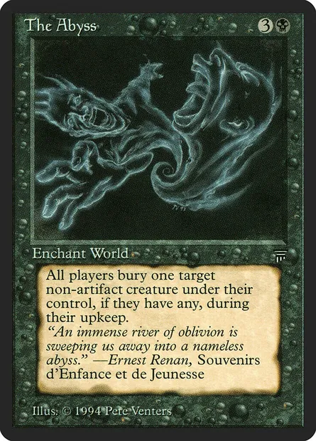The Abyss, carte Magic LEG 120 — extension Legends
