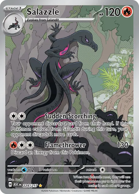 Salazzle, Pokémon card ASC 224 — Ascended Heroes set