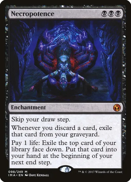 Necropotence, Magic card IMA 98 — Iconic Masters set