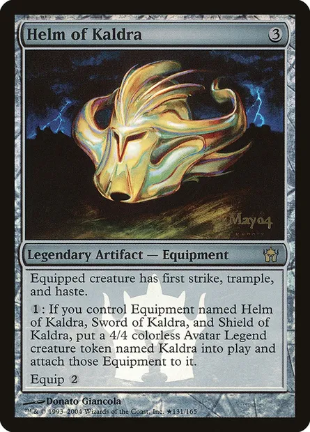 Helm of Kaldra, Magic card P5DN 131★ — Fifth Dawn Promos set