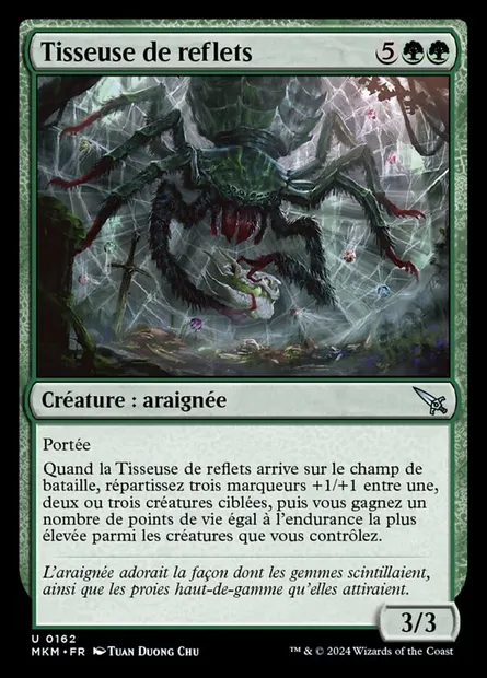 Tisseuse de reflets, carte Magic MKM 162 — extension Murders at Karlov Manor