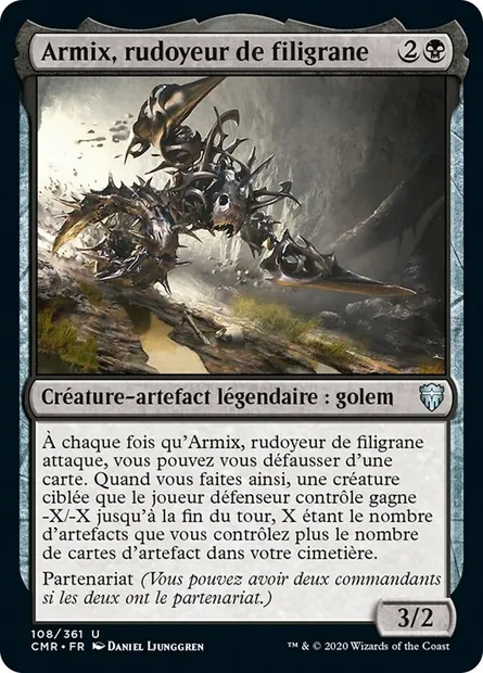Armix, rudoyeur de filigrane, carte Magic CMR 108 — extension Commander Legends