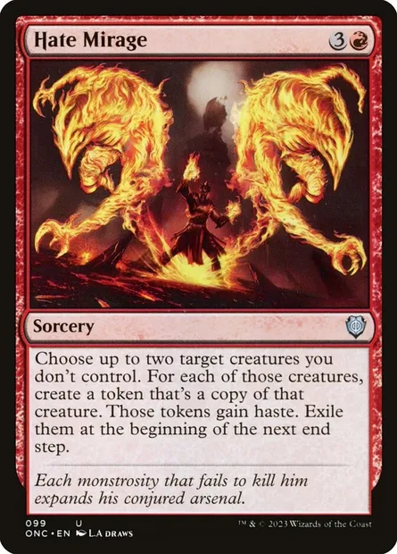 Hate Mirage, Magic card ONC 99 — Phyrexia: All Will Be One Commander set