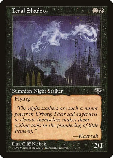 Mânes funestes, carte Magic MIR 122 — extension Mirage