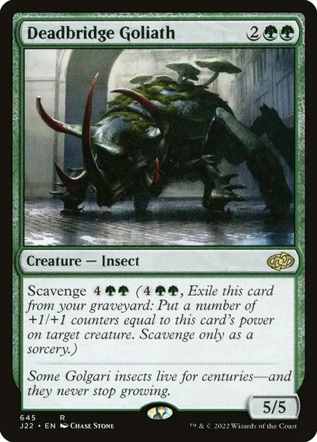Deadbridge Goliath, Magic card J22 645 — Jumpstart 2022 set