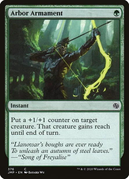 Arbor Armament, Magic card JMP 376 — Jumpstart set