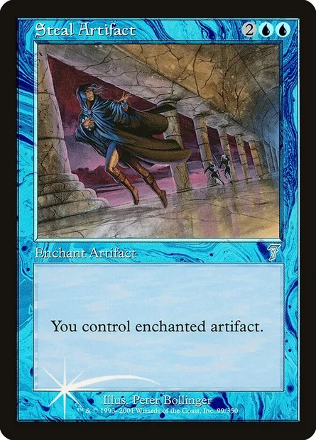 Vol d'artefact, carte Magic 7ED 99★ — extension Septième Edition