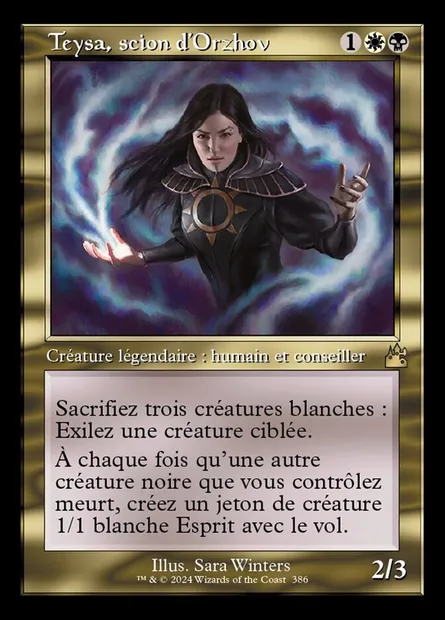 Teysa, scion d'Orzhov, carte Magic RVR 386 — extension Ravnica Remastered