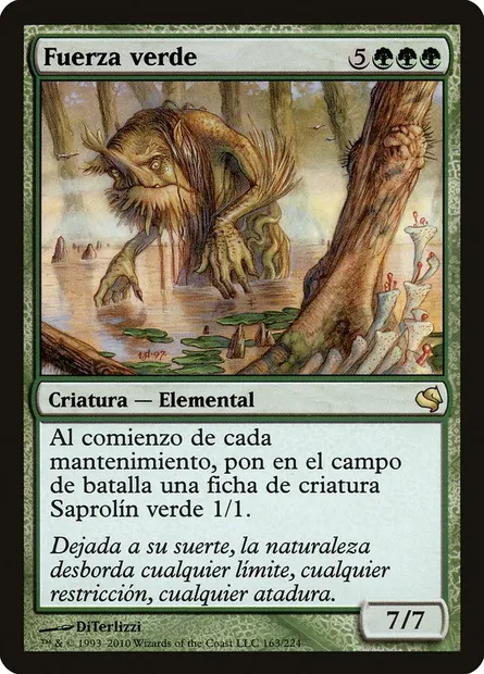 Force verdoyante, carte Magic PS11 163 — extension Salvat 2011