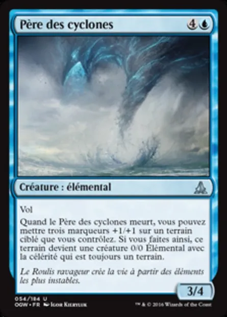 Père des cyclones, carte Magic OGW 54 — extension Le serment des Sentinelles