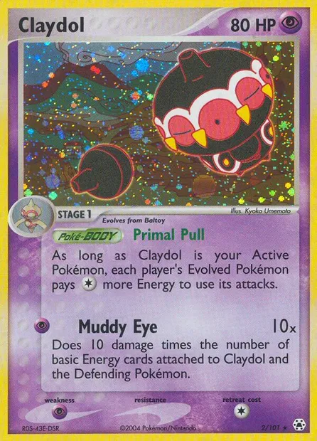 Claydol, Pokémon card HL 2 — Hidden Legends set