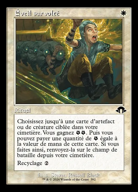 Éveil survolté, carte Magic MH3 392 — extension Modern Horizons 3