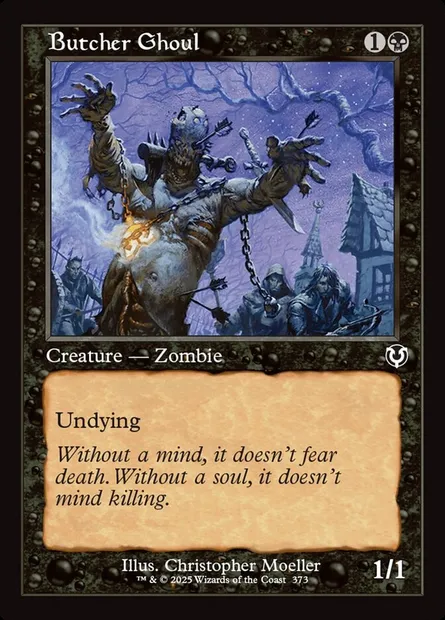 Goule bouchère, carte Magic INR 373 — extension Innistrad Remastered