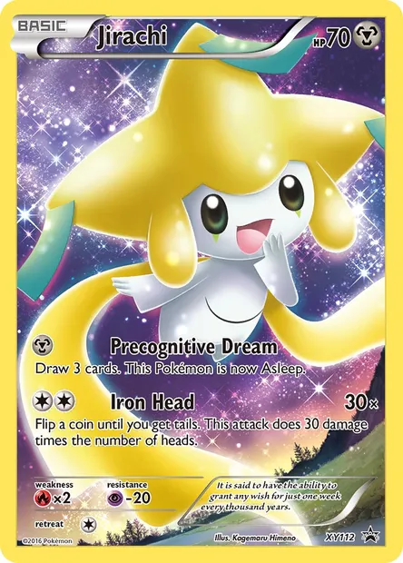 Jirachi, Pokémon card XY 112 — XY Black Star Promos set
