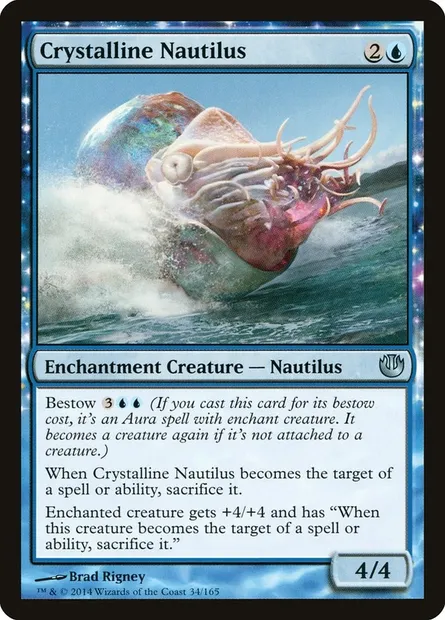Crystalline Nautilus, Magic card JOU 34 — Journey into Nyx set