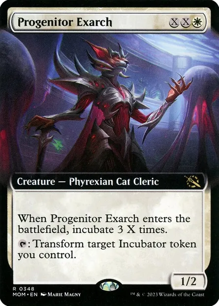 Progenitor Exarch, Magic card MOM 348 — March of the Machine set