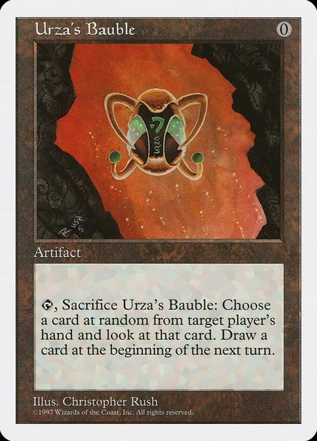 Babiole d'Urza, carte Magic 5ED 406 — extension Cinquième Edition