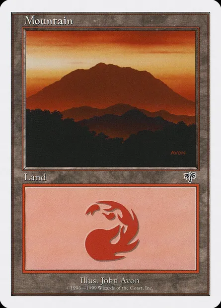Mountain, Magic card BRB 115 — Battle Royale Box Set set