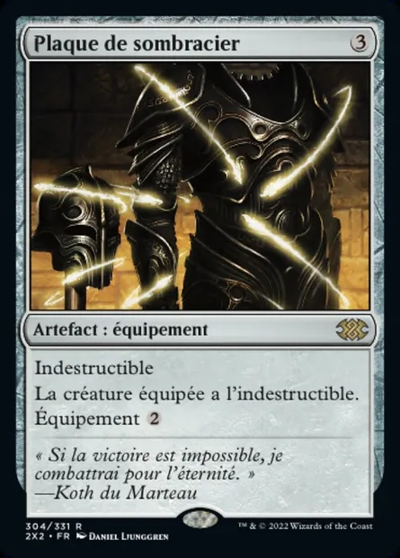 Plaque de sombracier, carte Magic 2X2 304 — extension Double Masters 2022