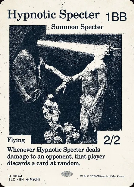 Spectre hypnotiseur, carte Magic SLZ 44 — extension The Zeta Set