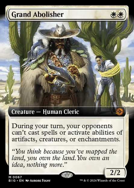 Grand Abolisher, Magic card BIG 67 — The Big Score set