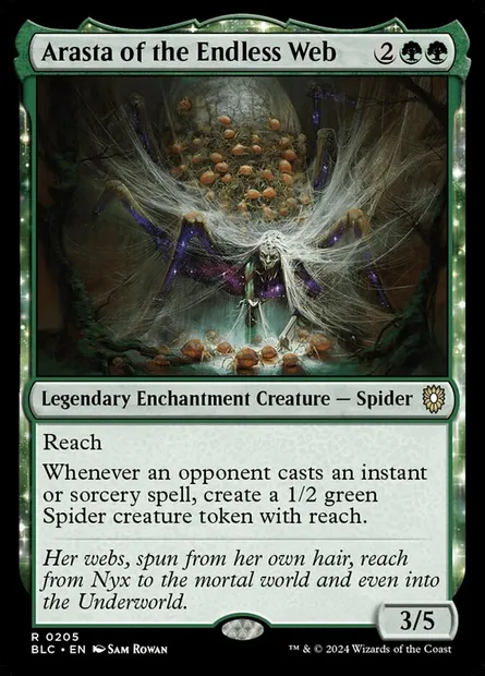 Arasta of the Endless Web, Magic card BLC 205 — Bloomburrow Commander set