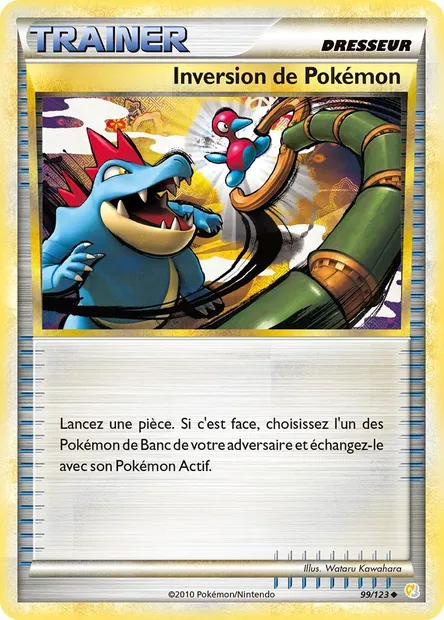 Inversion de Pokémon, carte Pokémon HS 99 — extension HeartGold SoulSilver