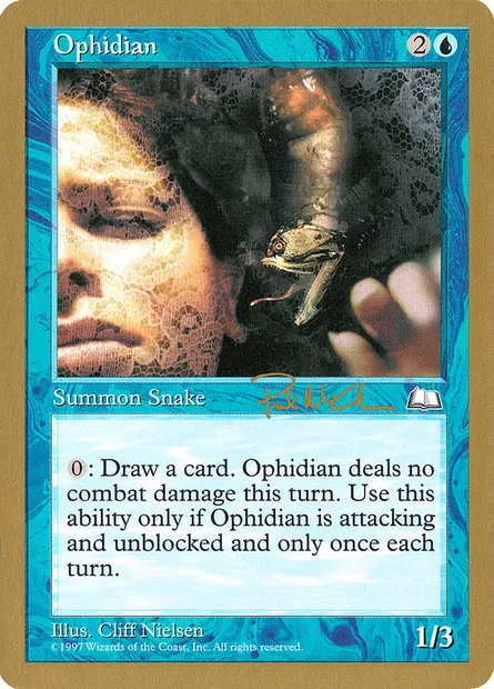 Ophidian, Magic card WC97 pm45 — World Championship Decks 1997 set