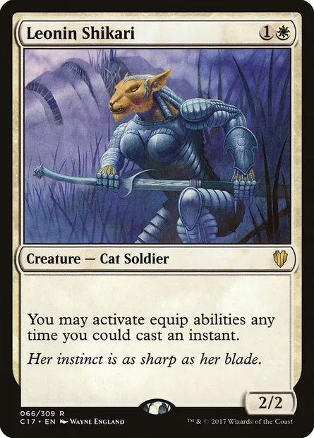 Leonin Shikari, Magic card C17 66 — Commander 2017 set