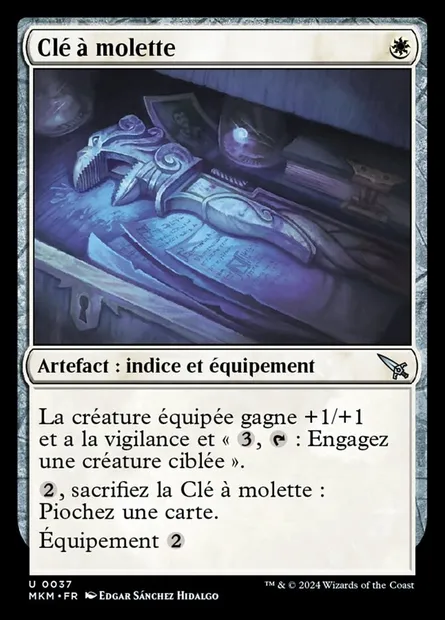 Clé à molette, carte Magic MKM 37 — extension Murders at Karlov Manor