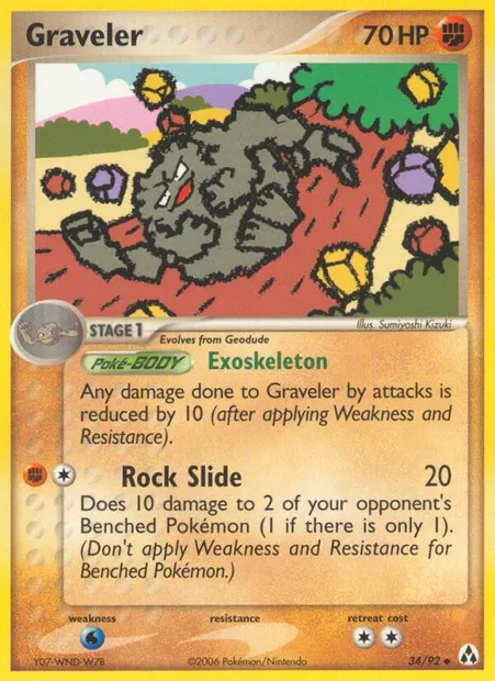 Graveler, Pokémon card LM 34 — Legend Maker set